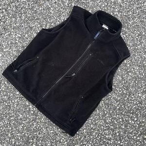 🖤 L.L.Bean Sherpa Vest — Black — Size Large